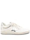 Golden Goose Low Top Sneakers With Rubber Sole And Metallic Accents