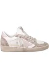Golden Goose Ballstar Nappa Upper Suede Toe And Spur Leather Star And Heel In Brown