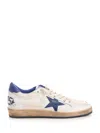 Golden Goose Vintage Low-top Sneakers With Laminated Leather Details In Multi