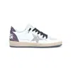 Golden Goose Women's Ballstar Leather Upper Suede Tongue Sneaker