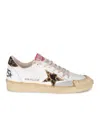 Golden Goose Ball Star In Nappa With Leopard-print Pony Skin Star And Heel Tab