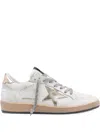 Golden Goose Ball Star Low-top Leather Sneakers With Used Effect