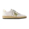 Golden Goose Ballstar Sneakers In Neutral