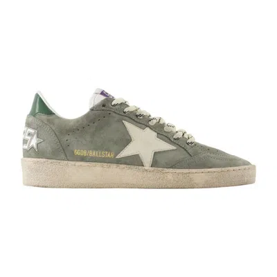 Golden Goose Ballstar Sneakers In Green