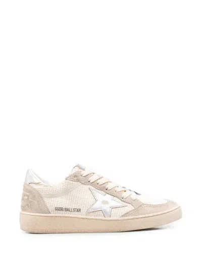 Golden Goose Ballstar Sneakers In Neutral