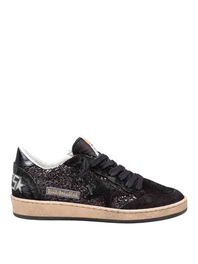 Golden Goose Ballstar Sneakers In Black