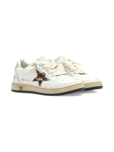 Golden Goose Babies' Ballstar Sneakers In Neutral