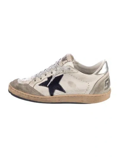 Pre-owned Golden Goose Ballstar Sneakers In Neutral