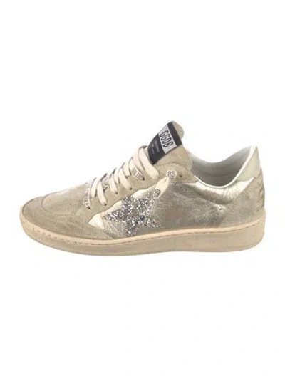 Pre-owned Golden Goose Ballstar Sneakers In Neutral