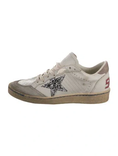 Pre-owned Golden Goose Ballstar Sneakers In Neutral