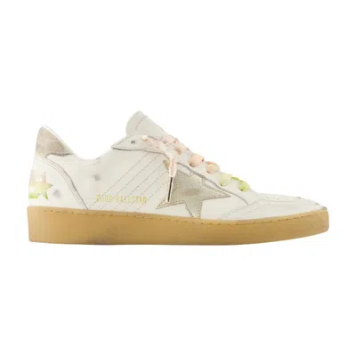 Golden Goose Ballstar Sneakers In White