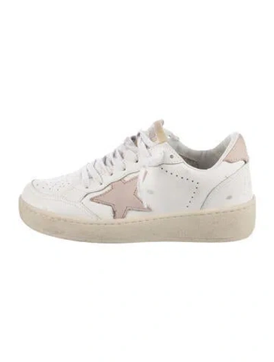 Pre-owned Golden Goose Ballstar Sneakers In White