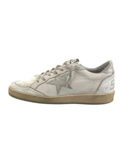 Pre-owned Golden Goose Ballstar Sneakers In White