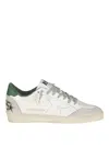 Golden Goose White Cow Leather Vamp Sneakers With Unique Used And Dirty Effect In White