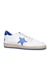 Golden Goose Vintage Low-top Sneakers With Laminated Leather Details In White