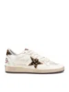 Golden Goose Multicolor Goatskin Low Top Sneakers In White