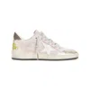 Golden Goose Ballstar Suede Upper Toe Tongue Heel And Spur Leather Star Sneakers Multicolor In Neutral