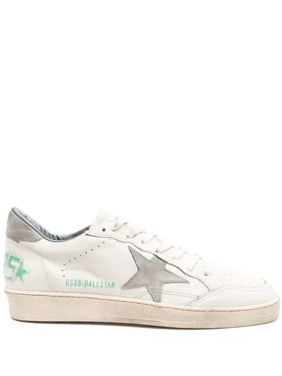 Golden Goose Ballstar Star-patch Leather Sneakers In Neutrals