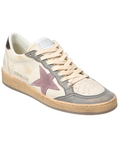 GOLDEN GOOSE BALLSTAR SUEDE & LEATHER SNEAKER