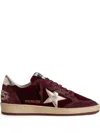 Golden Goose Women Ball Star Leather Sneakers In Red
