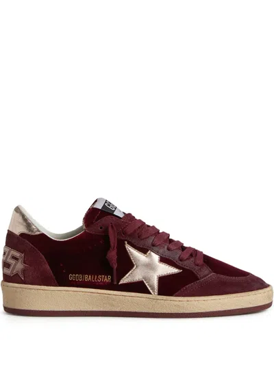 GOLDEN GOOSE BALLSTAR SUEDE SNEAKERS
