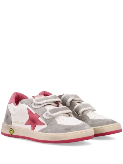 Golden Goose Kids' Ballstar Trainers In Weiss