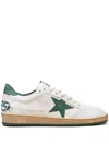 Golden Goose White Leather Sneakers In Weiss