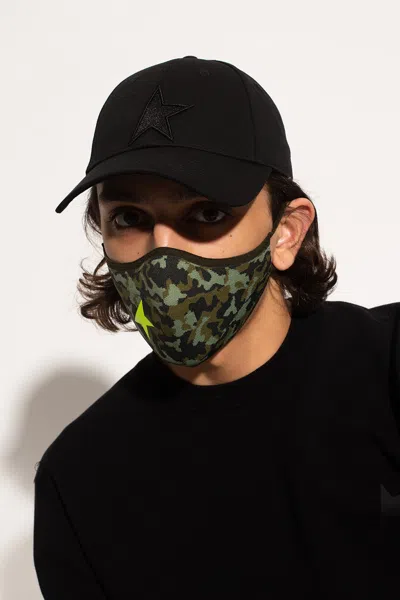 Golden Goose Baseball Cap With Logo In Black