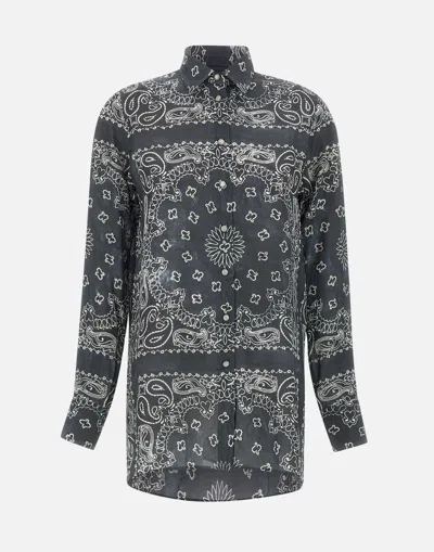 Golden Goose Beatrice Paisley Print Viscose Shirt