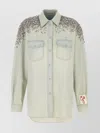 Golden Goose Becca Shirt And Blouse Light Blue
