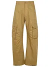 Golden Goose Beige Cotton Blend Cargo Pants In Beige