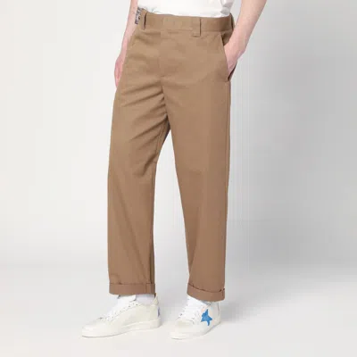 GOLDEN GOOSE GOLDEN GOOSE | BEIGE COTTON-BLEND TROUSERS
