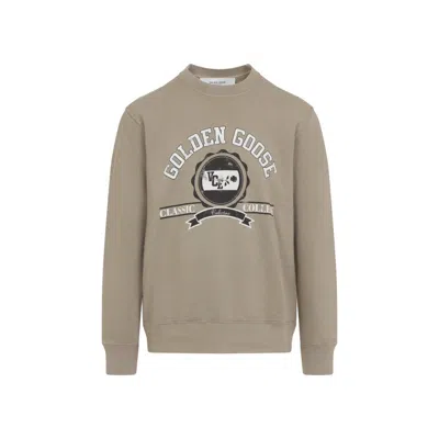 GOLDEN GOOSE BEIGE COTTON SWEATSHIRT