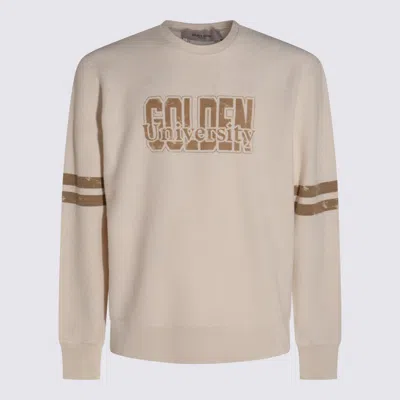 GOLDEN GOOSE GOLDEN GOOSE BEIGE COTTON SWEATSHIRT