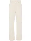 Golden Goose Journey Kim Denim Jeans W/ Sequins In Neutrals