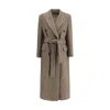 Golden Goose Journey Ws Double Breasted Coat With De In Brown