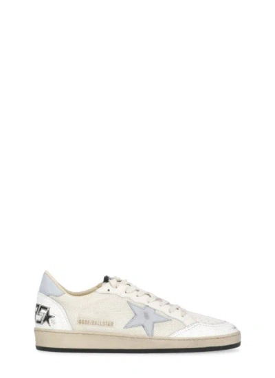 Golden Goose Beige Leather And Tech Fabric Sneakers In Neutrals