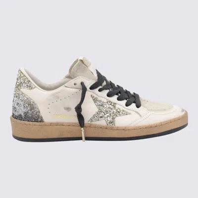GOLDEN GOOSE GOLDEN GOOSE BEIGE LEATHER BALL STAR SNEAKERS