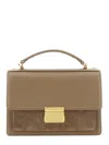 Golden Goose Suede Top Handle Cross-body Bag In Nude