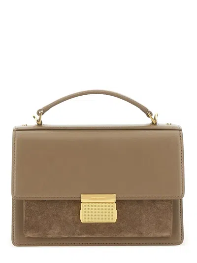 GOLDEN GOOSE GOLDEN GOOSE BEIGE LEATHER HANDBAGS