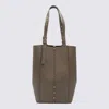Golden Goose Beige Leather Totes In Brown