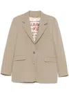 Golden Goose Tailored Blazer Pinstripe Pattern
