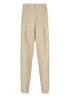 Golden Goose Deluxe Brand Beige Beige Virgin Wool Pants