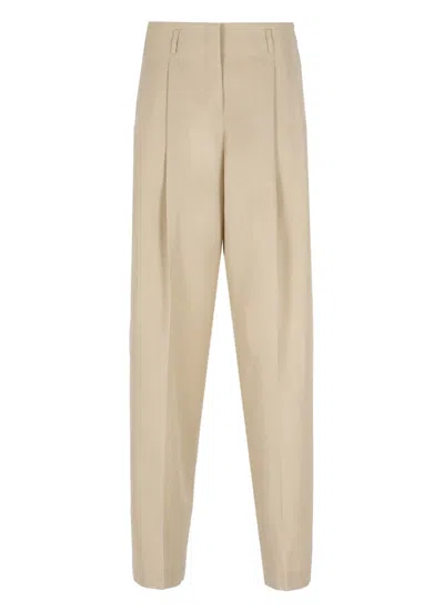 GOLDEN GOOSE BEIGE VIRGIN WOOL PANTS