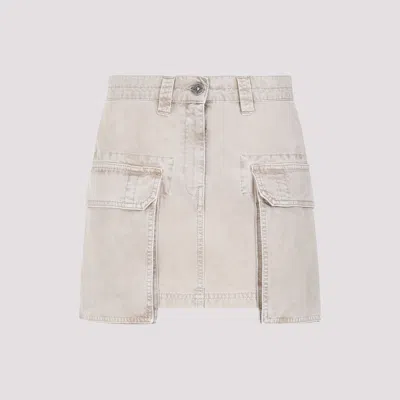 Golden Goose Journey Mini Worker Skirt In 15527 Trench Coat