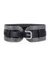 Golden Goose Adjustable Waist Belt In Black