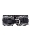Golden Goose Adjustable Waist Belt In Black