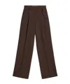 Golden Goose Belt Loop Casual Pants In Brown