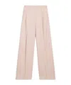 Golden Goose 'flavia' Pink Pants With Front Pences And Rear Logo Charm Detail In Nude