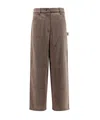 Golden Goose Deluxe Brand Women Marley Virgin Wool Blend Trousers In Brown
